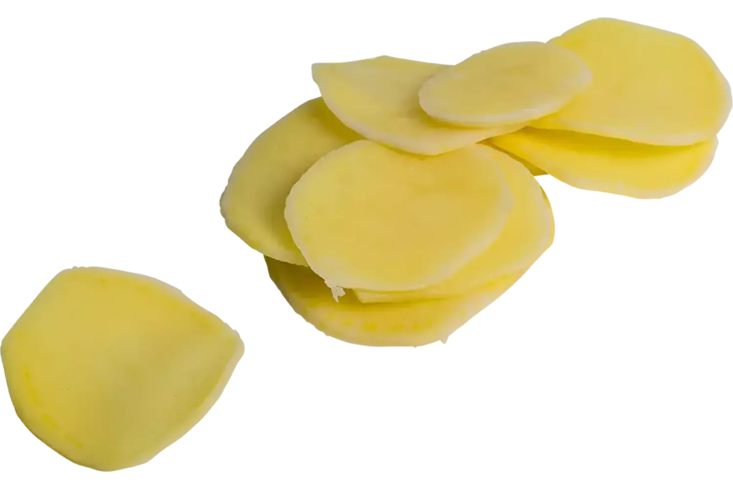 Aardappel schijf 2mm zak 1kg stuk 1